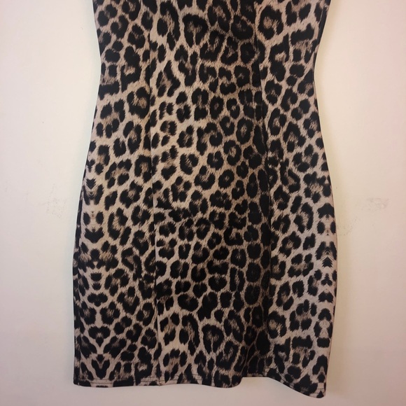 Leopard Strapless Tube Mini Dress - XS - Picture 7 of 12